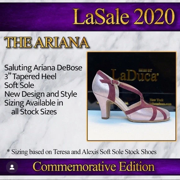Laduca 2020 limited edition Ariana Debose commemorative character shoe - Picture 5 of 5